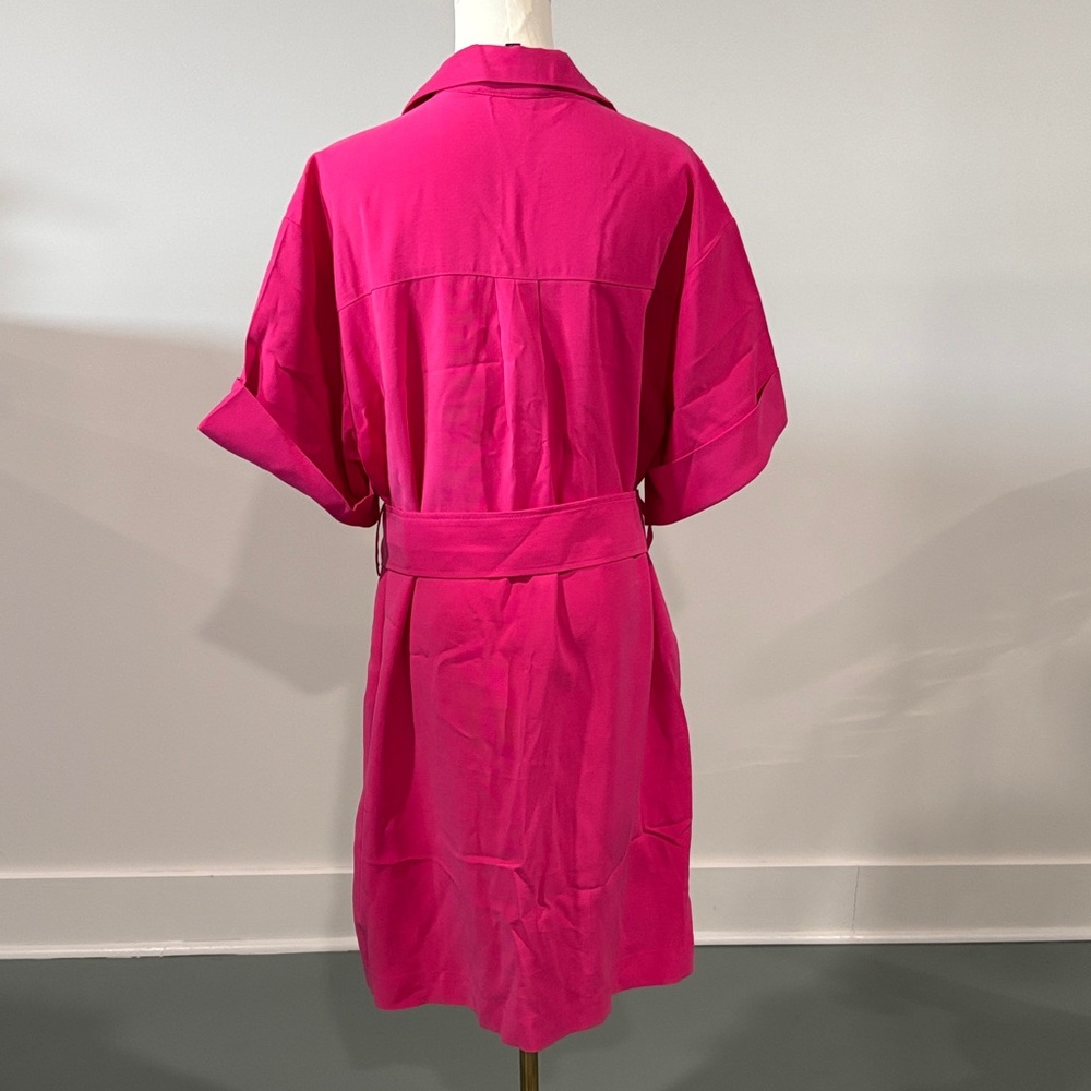 Eloquii Fuchsia Dress with Belt - Picture 3 of 3